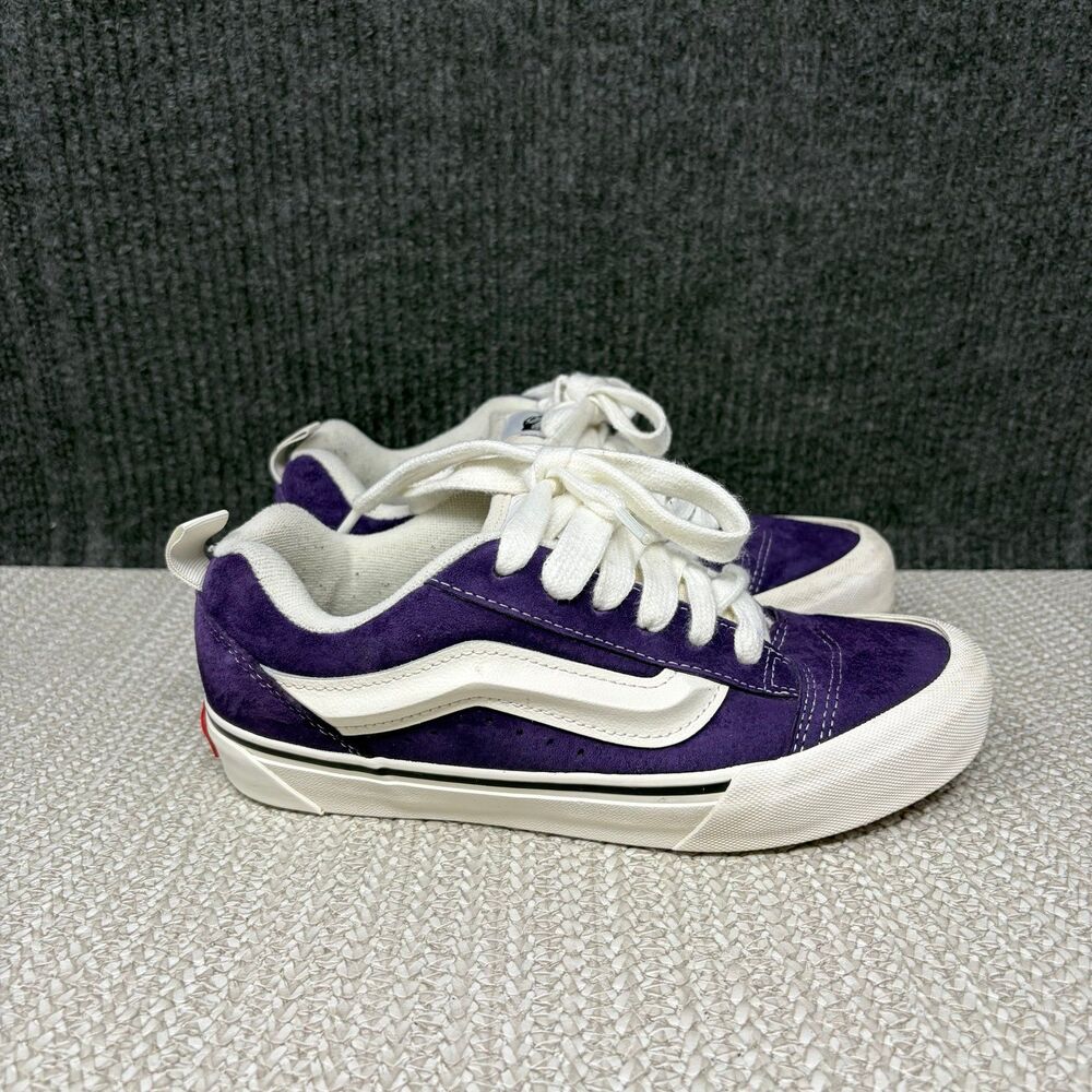 VANS Knu Skool Dark Purple Suede Skate Shoes Chunky Women’s Size 6